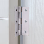 Steel Butt Hinges 1838 Fixed Pin Pattern - 76x51x1.5mm - Polished Chrome Plated - Pair - EXCLUDING Screws - tradefit - 7