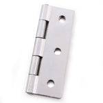 Steel Butt Hinges 1838 Fixed Pin Pattern - 76x51x1.5mm - Zinc Plated - Pair - EXCLUDING Screws - tradefit - 6