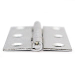 Steel Butt Hinges 1838 Fixed Pin Pattern - 76x51x1.5mm - Zinc Plated - Pair - EXCLUDING Screws - tradefit - 8