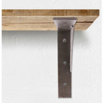 Scaffold Board Shelf Brackets Strong 400mm PAIR Reinforced Heavy Duty Rustic Wall Mounted Supports - tradefit - 5
