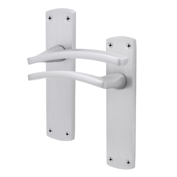 Euroda - Plus Satin Chrome Lever Fire Door Handles - Latch - FD30/60 - tradefit - Featured Image