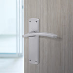 Euroda - Plus Satin Chrome Lever Fire Door Handles - Latch - FD30/60 - tradefit - 5