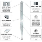 Timber Railway Sleeper Pin Bracket - 450mm - Galvanised Steel - Pack of 10 - tradefit - 3