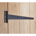 Medium Tee Door and Gate Hinge - 18 inch - Black - tradefit - 2