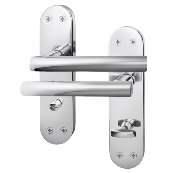 Olbia Polished Chrome Door Handles - Bathroom - tradefit - Featured Image