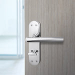 Olbia Polished Chrome Door Handles - Bathroom - tradefit - 6