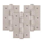 Satin Nickel Fire Door Hinges - 3 Inch/76mm - Grade 7 Steel Ball Bearing - Pack of 3 Hinges - tradefit - 1