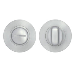 Euroda - Plus 50mm Turn & Release on Round Rose - Satin Chrome - FD30/60 - tradefit