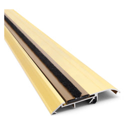 FD30 Roll Over Door Threshold - 1220mm - In/out Opening Doors - Gold - tradefit