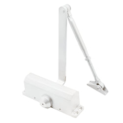 Overhead Fire Door Closer Universal Reversible Push or Pull Side - Power Size 3 - White - tradefit