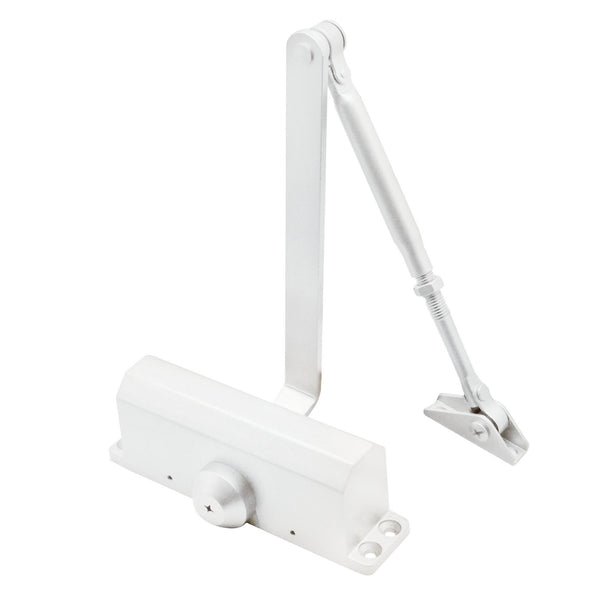 Overhead Fire Door Closer Universal Reversible Push or Pull Side - Power Size 3 - White - tradefit - Featured Image
