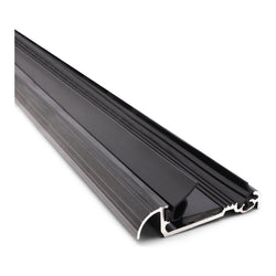 FD30 Fire Door Threshold - 914mm - 44mm Inward Opening Doors - Black - tradefit