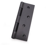 Steel Butt Hinges 1838 Fixed Pin Pattern - 102x70x2mm - Black Plated - Pair - EXCLUDING Screws - tradefit - 7
