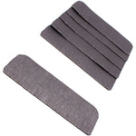 Intumescent Hinge Pads - Graphite - Pack of 6 - 100 x 31 x 0.8mm Radius - Suit 102 x 76mm Hinge - tradefit - 4