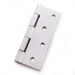 Steel Butt Hinges 1838 Fixed Pin Pattern - 102x67x2mm - Zinc Plated - Pair - EXCLUDING Screws - tradefit - 8