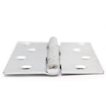 Steel Butt Hinges 1838 Fixed Pin Pattern - 102x67x2mm - Zinc Plated - Pair - EXCLUDING Screws - tradefit - 3