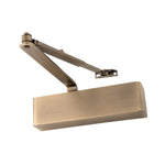 Commercial Grade Fire Door Closer - Power Size 2 - 4 - Door Weight to 80kg - Backcheck & Delayed Action - CE Marked - Antique Brass - tradefit - 1