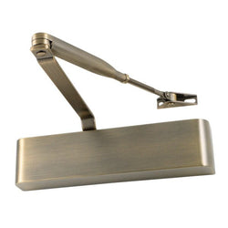 Commercial Grade Fire Door Closer - Power Size 2 - 4 - Door Weight to 80kg - CE Marked - Antique Brass - tradefit