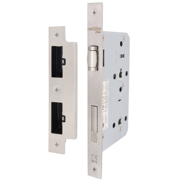 DIN Lift to Lock - 72mm Centres 60mm Backset - Satin Stainless Steel - tradefit - Featured Image