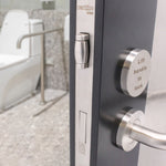 DIN Lift to Lock - 72mm Centres 60mm Backset - Satin Stainless Steel - tradefit - 8
