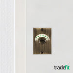 Toilet Indicator Bolt Vacant/Engaged - Antique Brass - tradefit - 5