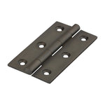 Solid Brass Solid Drawn Hinge - 75 x 40mm - Bronze - tradefit - 1