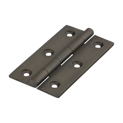 Solid Brass Solid Drawn Hinge - 75 x 40mm - Bronze - tradefit