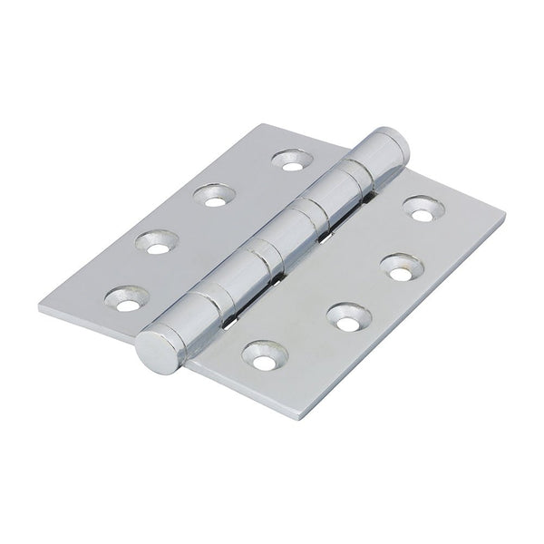 Solid Brass Performance Ball Race Hinge - 102 x 76mm - Polished Chrome - tradefit - Featured Image