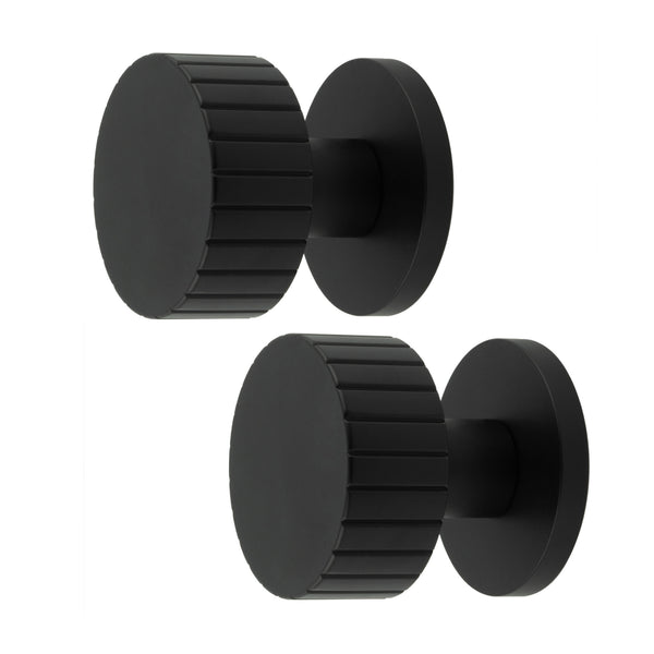 Nador Matt Black Mortice Door Knob - tradefit - Featured Image