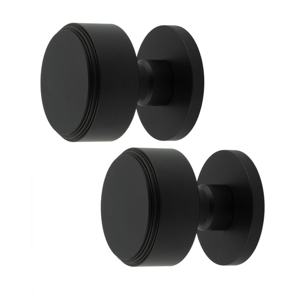 Temara Matt Black Mortice Door Knob - tradefit - Featured Image