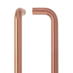 Bolt Fix Fire Rated Pull Handle - 19 x 425mm - PVD Bronze - tradefit