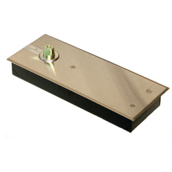 Single Action Floor Spring Door Closer - Size 4 - Severe Duty - Satin Stainless Steel - tradefit