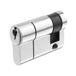 5 Pin 65mm [50+5+10mm] Euro Single Cylinder - Master Keyed - Polished Chrome - tradefit - 1