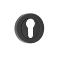 Euro Escutcheon - Matt Black
