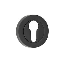 Euro Escutcheon - Matt Black - tradefit