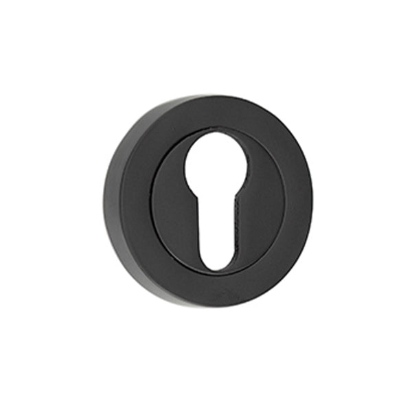 Euro Escutcheon - Matt Black - tradefit - Featured Image
