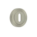 Keyhole Escutcheon - Satin Nickel