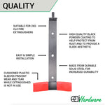 Fire Extinguisher Bracket - T Type - CO2 2KG - Black - tradefit - 5