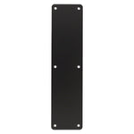 Door Finger Push Plate - 300x75mm - Matt Black - tradefit - 1