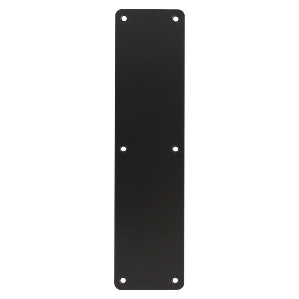 Door Finger Push Plate - 300x75mm - Matt Black - tradefit - Featured Image