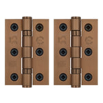 Bronze Fire Door Hinges - 3 Inch/76mm - Grade 7 Steel Ball Bearing - Pair - tradefit - 1