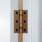 Bronze Fire Door Hinges - 3 Inch/76mm - Grade 7 Steel Ball Bearing - Pair - tradefit - 5