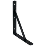 Shelf Bracket Strong Beam Industrial Reinforced Stay arm Shelving Heavy Duty Single - 250 x 300 x 30 x 4mm - Black - PAIR - tradefit - 6