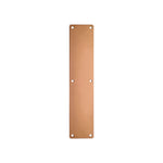 Door Finger Push Plate - 75mm x 350mm - Radius - PVD Bronze - tradefit - 1