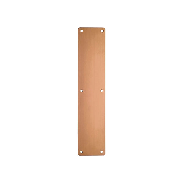 Door Finger Push Plate - 75mm x 350mm - Radius - PVD Bronze - tradefit - Featured Image