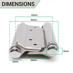 Double Action Spring Hinges 6