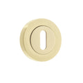 Keyhole Escutcheon - Satin Brass