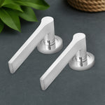 Tapera Polished Chrome Lever on Rose Door Handle Kit - Sashlock - tradefit - 8