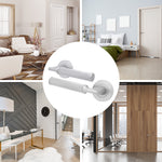 Mode - Grip Satin Chrome Lever on Rose Door Handle Pack - Euro Lock & Thumbturn Cylinder - tradefit - 7