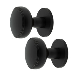 Martil Matt Black Mortice Door Knob - tradefit